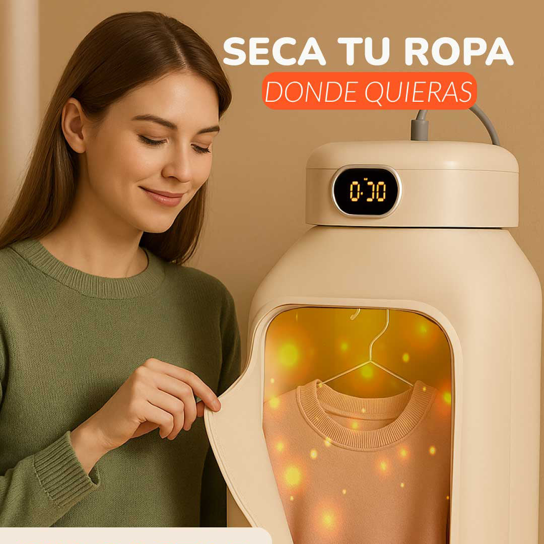 ¡Tu Ropa Seca en Tiempo Récord! Llévala a donde vayas, sin complicaciones.